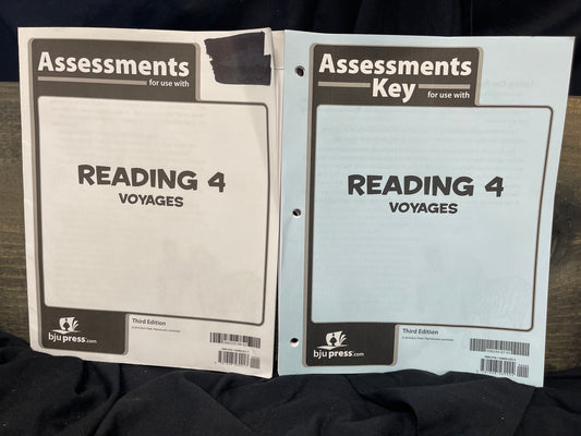 Reading 4 Voyages assessments with key