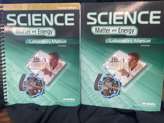 Science Matter and Energy Lab manual and teacher key second ed