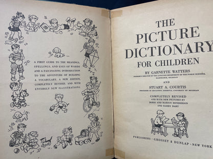 The Picture Dictionary for Children 1948