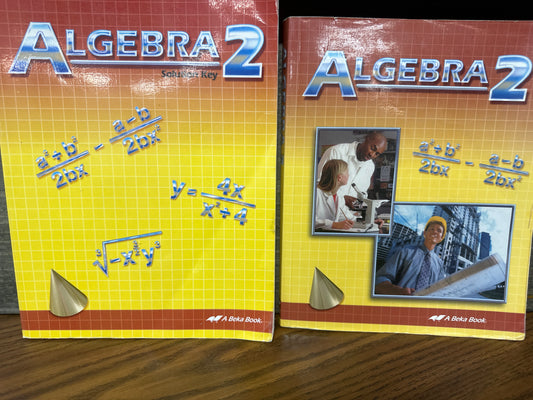 Algebra 2 student text/solutions set