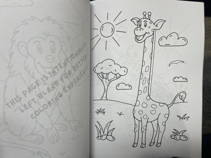 Critter Creations Volume Three: African Critters Hand-Drawn Coloring Book