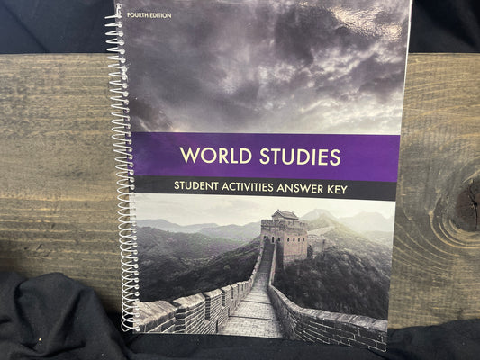 World Studies Activities fourth ed