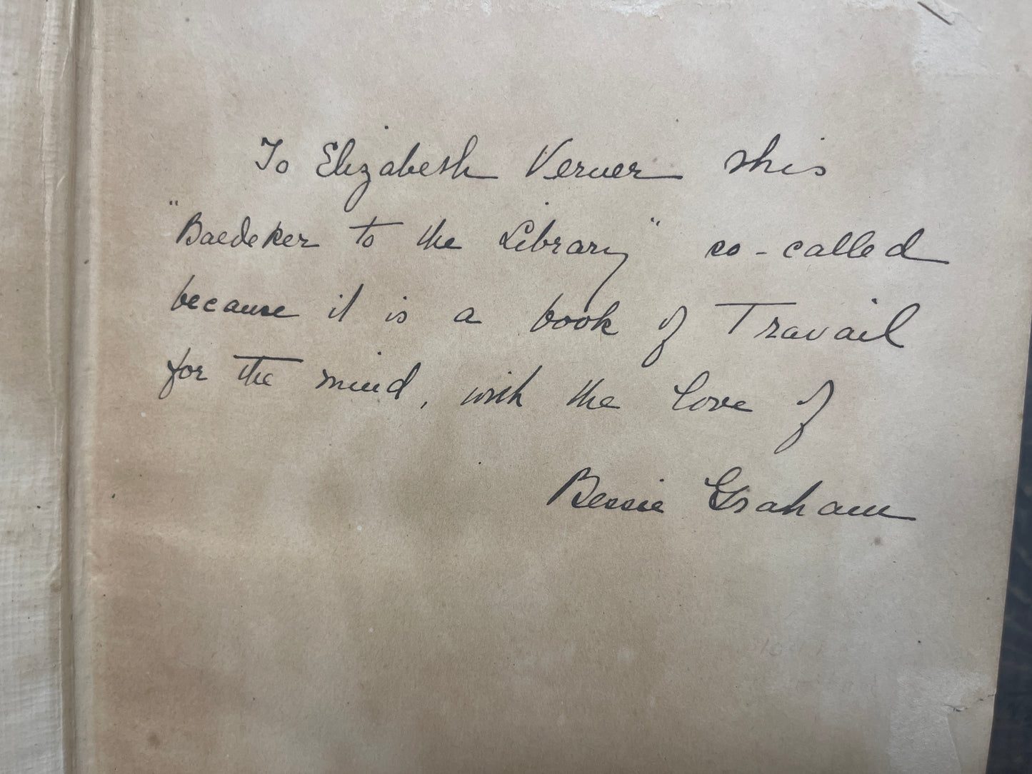 The Bookman’s Manual – Bessie Graham