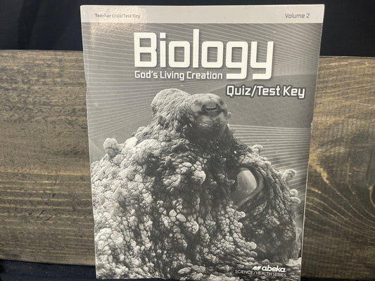 Biology fith ed volume 2 quiz key