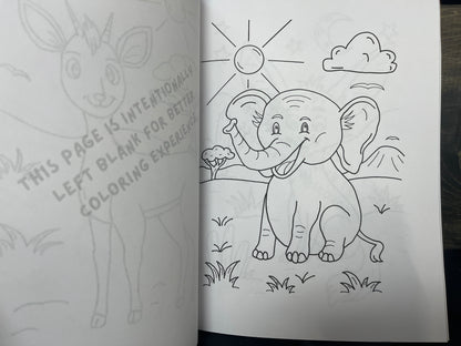 Critter Creations Volume Three: African Critters Hand-Drawn Coloring Book