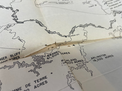 The Rivers of Missouri with river map
