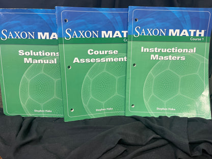 Saxon Math Course 1 set