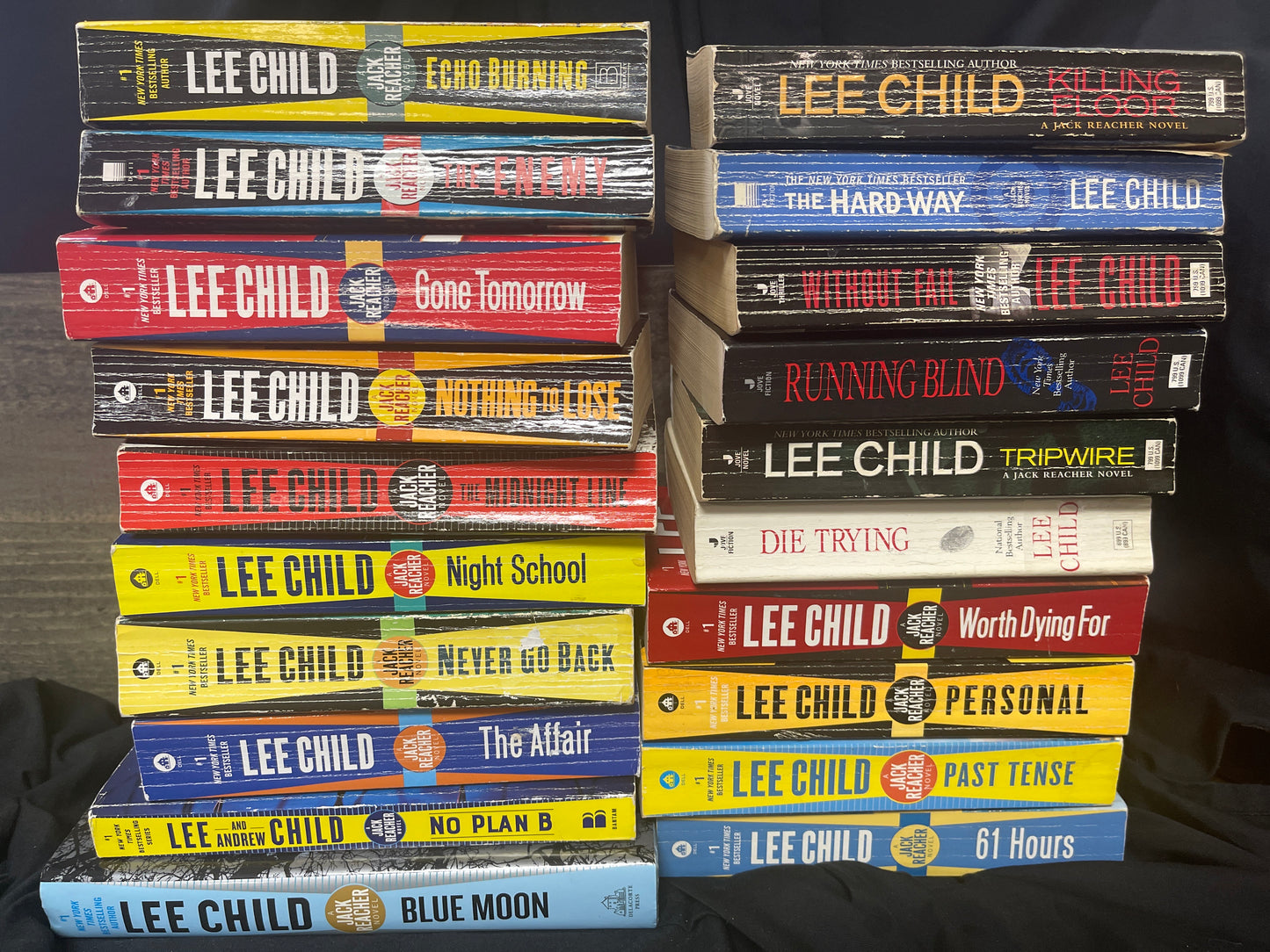 Jack Reacher Lot (20) by Lee Child – Mixed PPB 1 HB Set Thriller