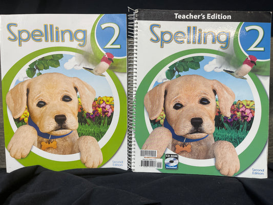 Spelling 2 student and teacher set second ed