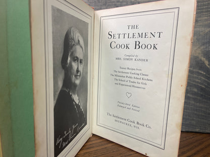 The Settlement Cook 1940