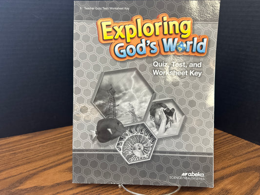 Exploring God's World quiz key fifth ed