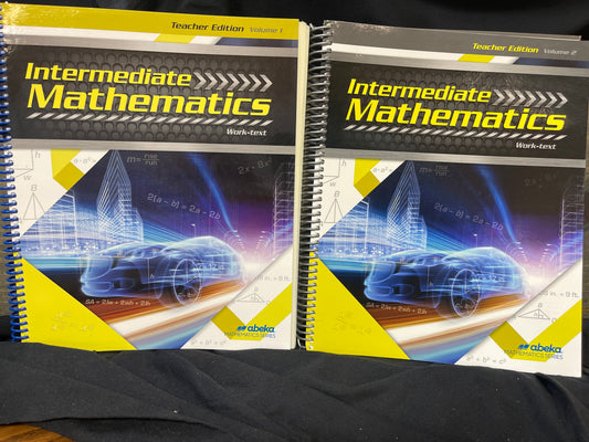 Intermediate Mathematics Teacher Ed first ed Vol 1&2