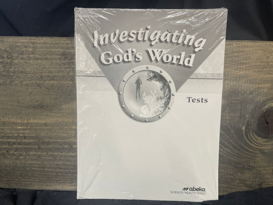 Investigating God's World Test Book fourth ed