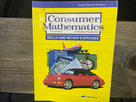 Consumer Mathematics skills and review exercises key second ed