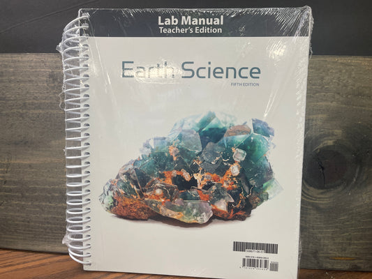 Earth Science Teacher's Edition Lab Manual fifth ed