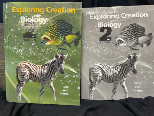 Exploring Creation with Biology second ed text and solutions and tests