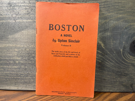 Boston A Novel Volume 3 - 1928