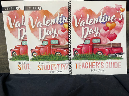 Valentine's Day Level 1 two copies with teacher