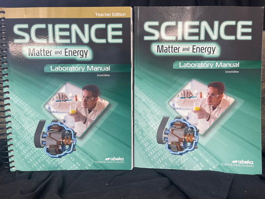 Science Matter and Energy Lab manual teacher ed and student second ed