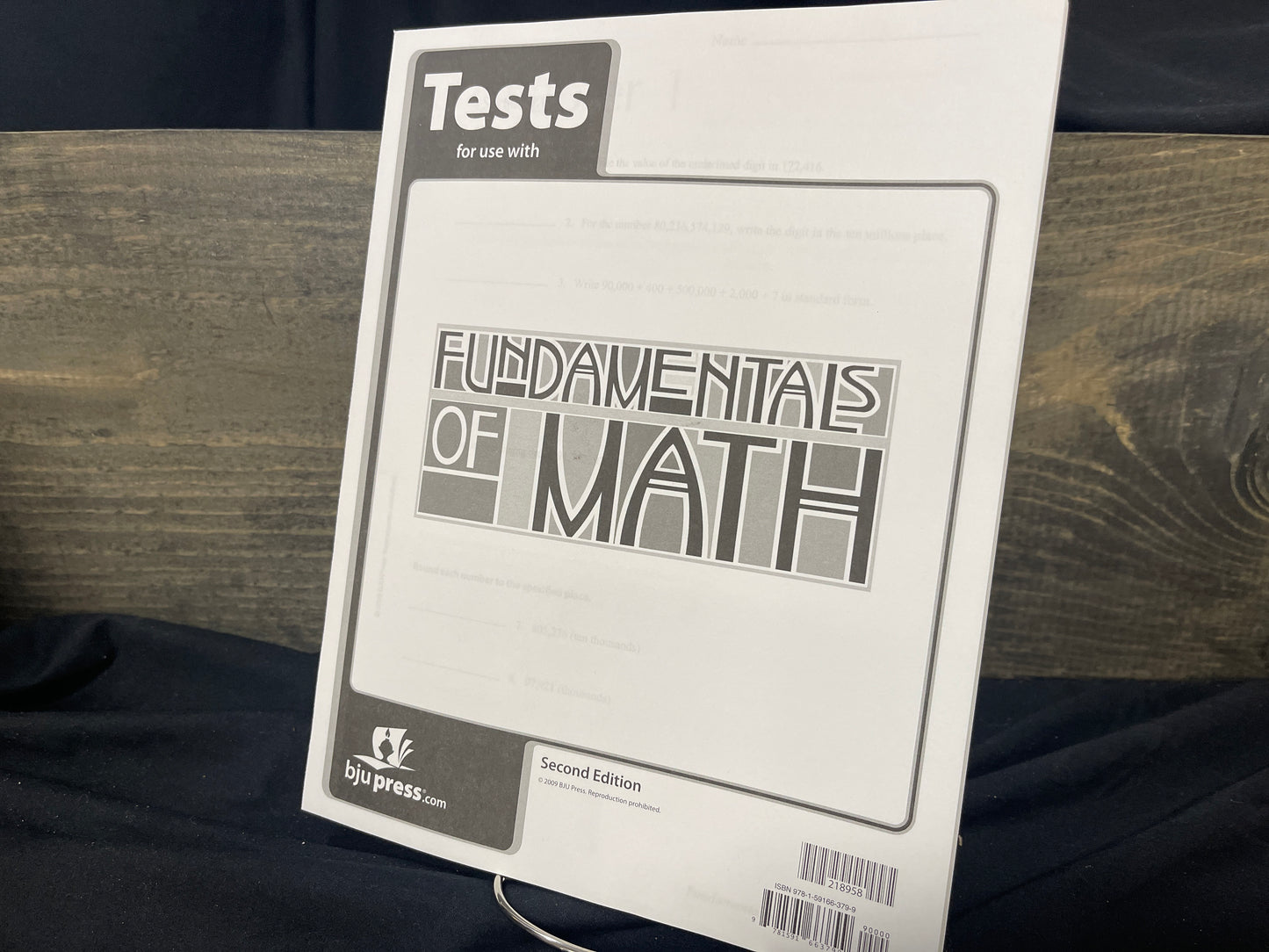 Fundamentals of Math Tests second ed