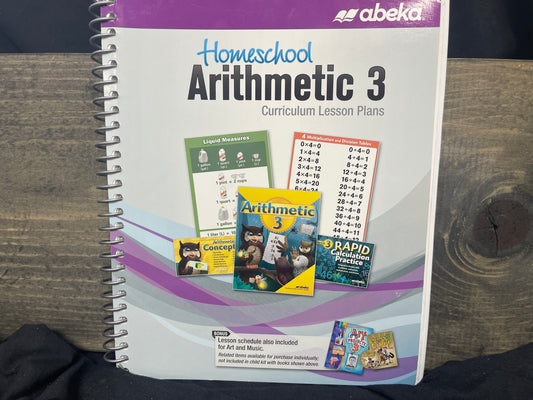 Homeschool Arithmetic 3 Curriculum Lesson Plans