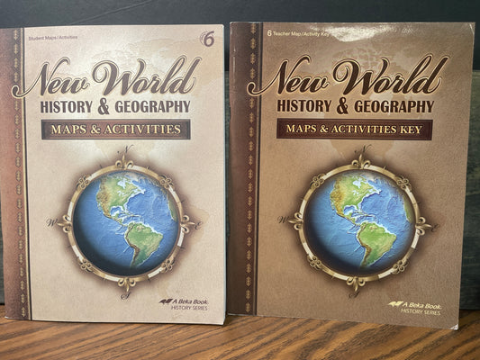 New World History and Geography Maps and Activities Book and key fourth ed