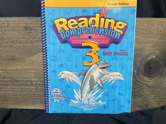Reading Comprehension 3 Skill Sheets Parent Ed first ed