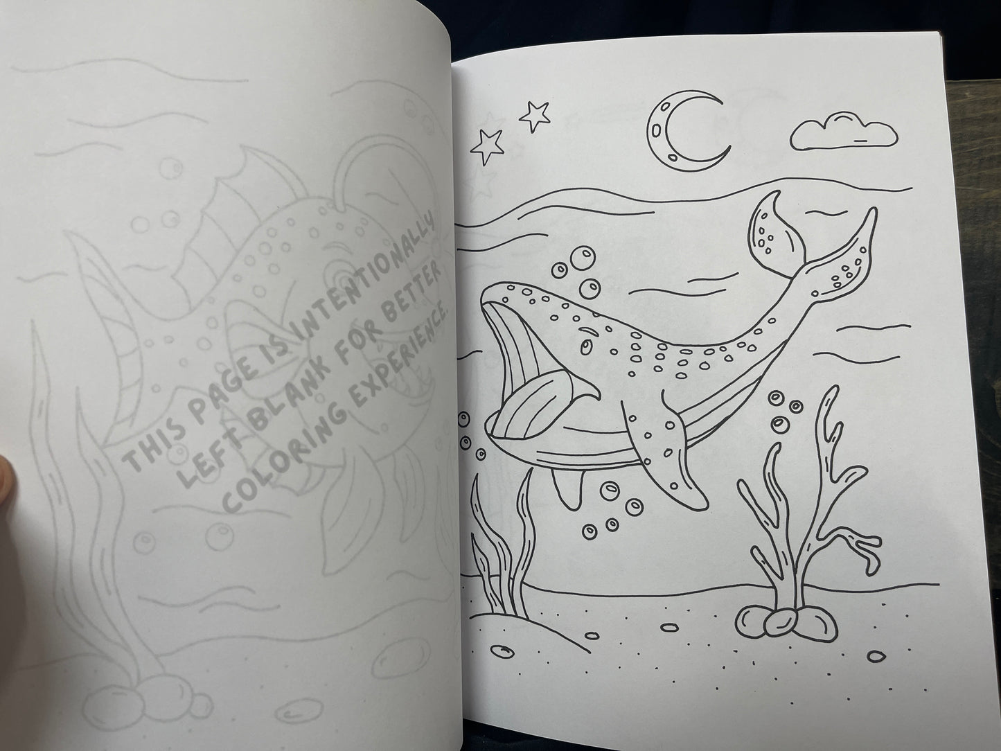 Critter Creations Volume Two: Ocean Critters Hand-Drawn Coloring Book