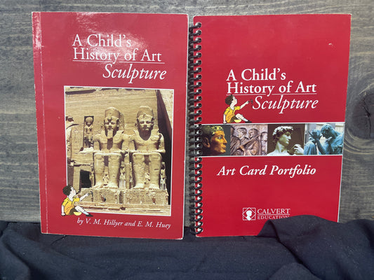 A Child's History of Art Sculpture with Art Card Portfolio