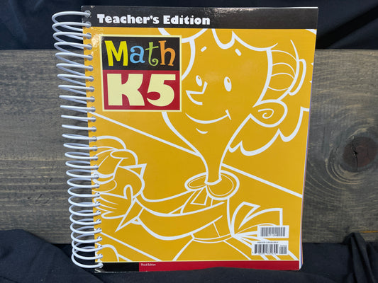 Math K5 third ed teachers ed