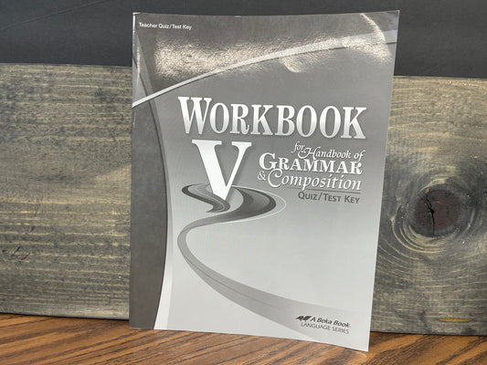 Workbook V Quiz and Test Key fifth ed