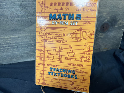 Teaching Textbooks Math 5 CD set