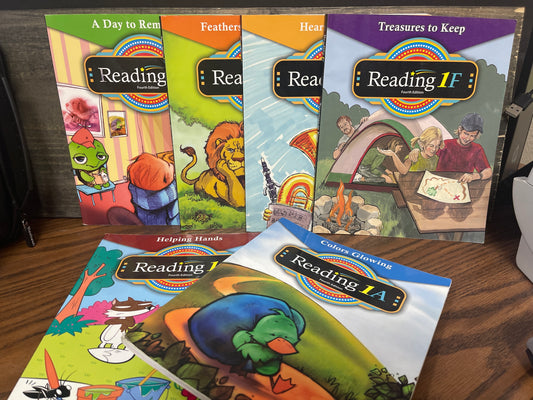 Reading 1 Textbooks fourth ed lot of 6