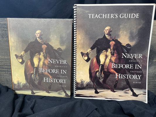 Never Before in History: America's Inspired Birth student and teacher set