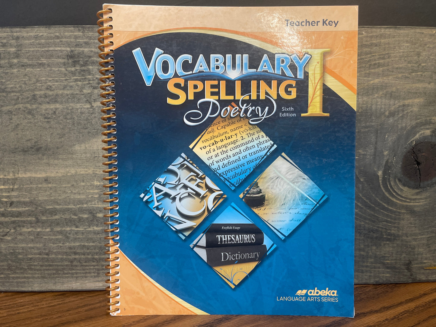Vocabulary, Spelling, Poetry I Teacher Key sixth ed