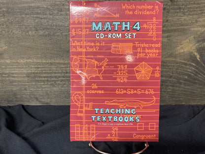 Teaching Textbooks Math 4 CD set