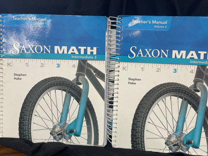 Saxon Math Intermediate 3 set