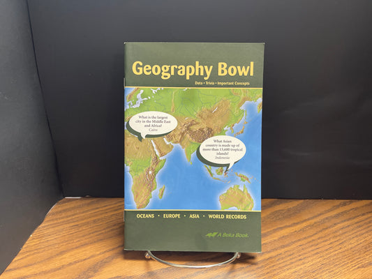 Geography Bowl quiz team book