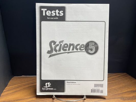 Science 5 third ed tests