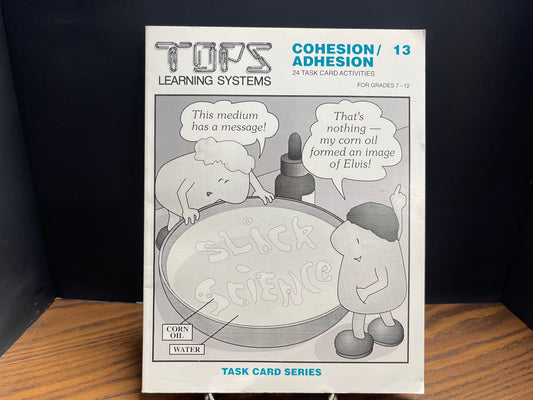 Cohesion/Adhesion 13 Task Card Series For Grades 7-12