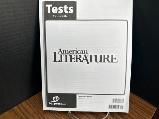 American Literature second ed tests