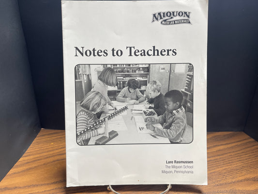 Miquon Notes to Teachers