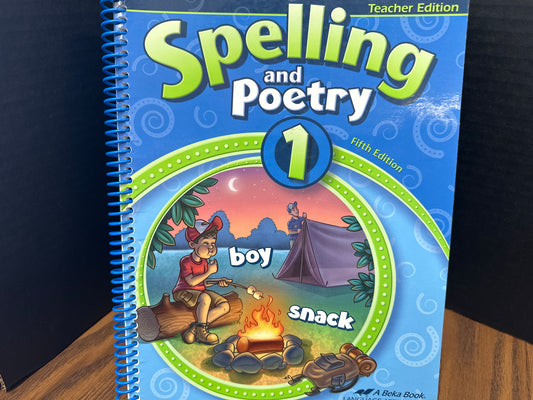 Spelling and Poetry 1 fifth ed teacher key