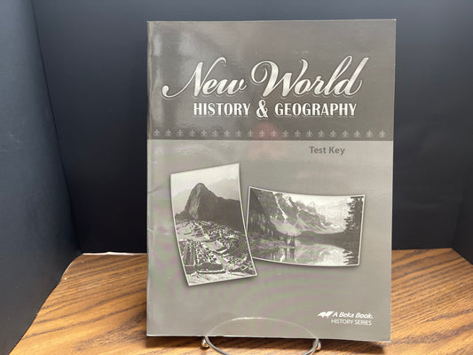 New World History & Geography test key, fourth ed