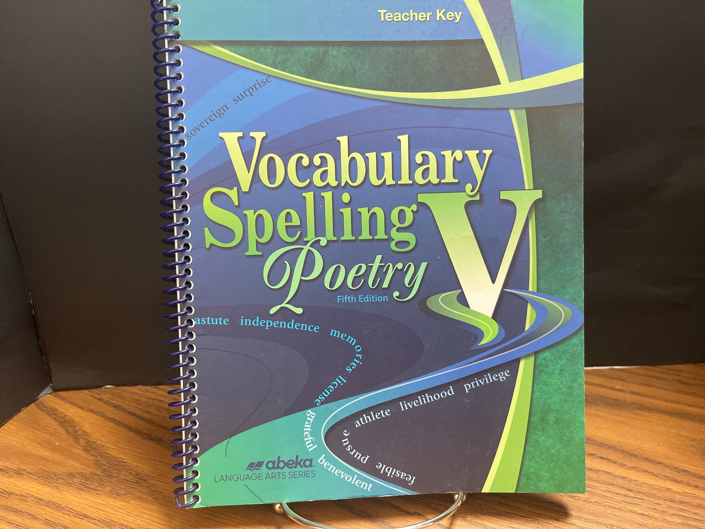 Vocabulary Spelling Poetry V fifth ed teacher key