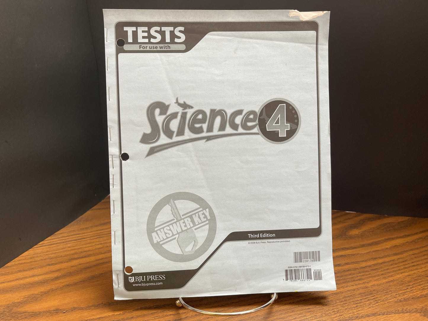 Science 4 third ed tests key