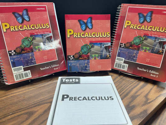 Pre Calculus first ed student/teacher/test set
