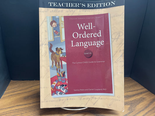 Well-Ordered Language Level 1A Revised teacher