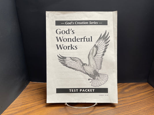 God's Wonderful Works test packet
