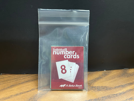 Individual Number Cards